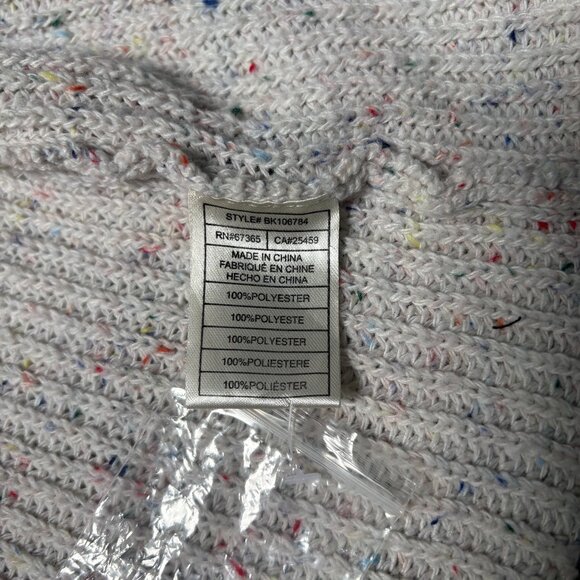 BB Dakota Chill Pill Speckled Open Front Longline Knit Cardigan Sweater Size XS - Picture 8 of 9